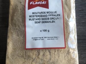 Mosterdzaad gemalen