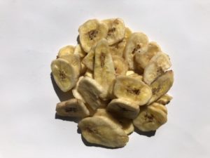 Bananen chips gezoet