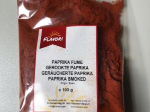 Gerookte paprika