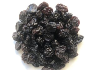 Blauwe rozijnen (zwarte, flame)