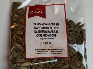 Kardamom peulen
